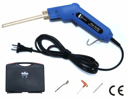 KS EAGLE Hot Knife Cutter Hand Held Electric Hot Knife Heat Cutter Foam Cutting Tool 200WFabric Rope Curtain Heating Knife