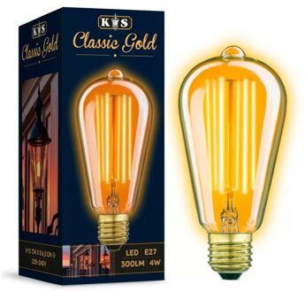 KS Verlichting LED lamp Edison 4W
