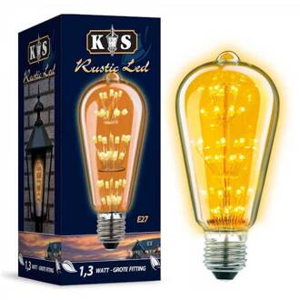 KS Verlichting LED Lamp Rustic Led 1,3W