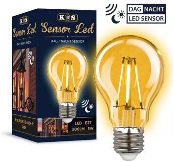 KS Verlichting Sensor LED Lamp E27 3W