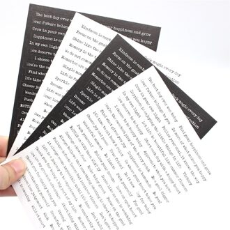 Kscraft 4Pcs Junk Journal Sentiment Stickers Voor Scrapbooking Diy Projecten/Fotoalbum/Card Making Ambachten 201201