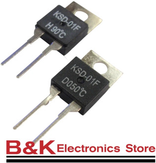 KSD-01F 40~150 Degree Celsius Normally Open Close Temperature Switch Thermostat Thermal Protector TO-220