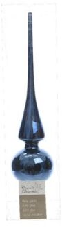 Ksd 5 stuks piek glas glans diameter 6x26cm nacht blauw KSD