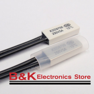 KSD9700 10C-240C Thermostat 15C 20C 25C 30C 35C Bimetal Disc Temperature Switch N/O Thermal Protector degree centigrade