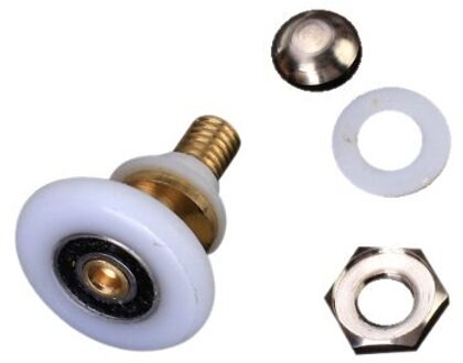 KSOL 6 stks slijpen wielen, douche deur roller 27mm Wiel diameter