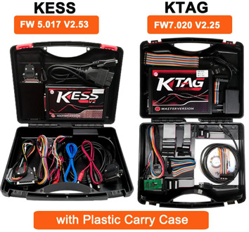 Ksuite Kess V2 FW 5.017 V2.53 KTAG K-TAG 4 LED FW 7.020 V2.25 ECU Programmer Chip Tuning RED PCB EU Online Master Version