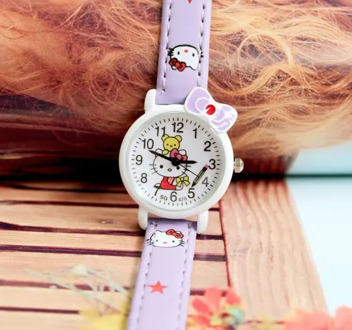 KT cat watch fashion cute cartoon hello kitty watches girls watches watches for kids 2019 gifts for girls