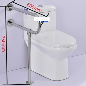 KT32-88 Washroom Grab Bar Barrière Gratis Rvs Leuning Anti-Slip Badkamer Wc Leuning Voor Oude Gehandicapten