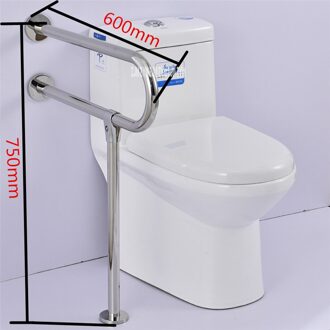 KT32-88 Washroom Grab Bar Barrière Gratis Rvs Leuning Anti-Slip Badkamer Wc Leuning Voor Oude Gehandicapten