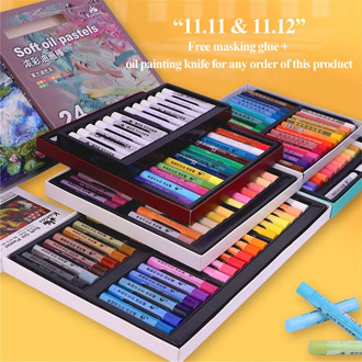 Kuelox Art Soft Oil Pastel/Crayon Macaron/Morandi/Artist Grade 12/24/36 Colors for Artist/Student Graffiti Oil Pastel Painting