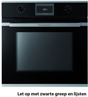 Küppersbusch B6330.0S incl. DK5000 Black Velvet greep restant Zwart