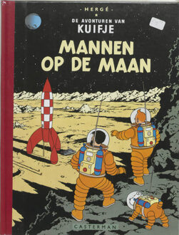 Kuifje facsimile kleur Mannen op de maan