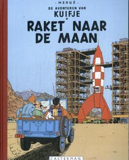 Kuifje facsimile kleur Raket naar de maan