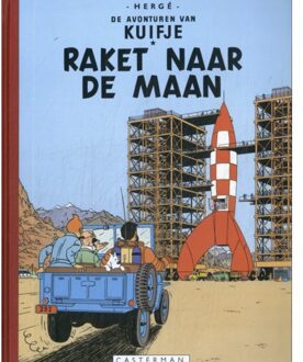 Kuifje facsimile kleur Raket naar de maan