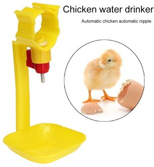 Kuiken Dier Vleeskuikens Gevogelte Drinkers Apparatuur Kip Drinken Fontein Kip Opknoping Cup 4pcs Dierbenodigdheden Waterbesparende