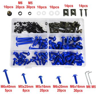 Kuip Bolt Lichaam Schroef Moer Voor Ktm 390 690 950 990 1090 1190 1290 Duke Super Enduro Adventure Adv Voor triumph Daytona 600 675 Blauw