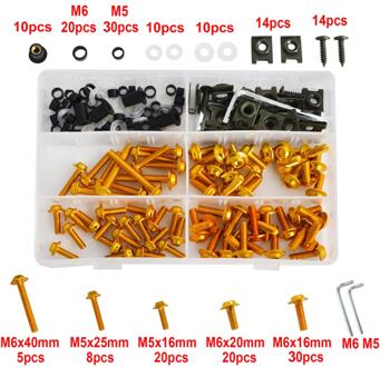Kuip Bolt Lichaam Schroef Moer Voor Ktm 390 690 950 990 1090 1190 1290 Duke Super Enduro Adventure Adv Voor triumph Daytona 600 675 Goud