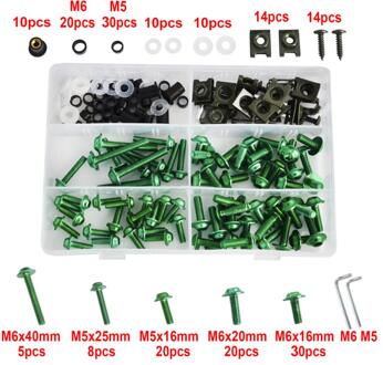 Kuip Bolt Lichaam Schroef Moer Voor Ktm 390 690 950 990 1090 1190 1290 Duke Super Enduro Adventure Adv Voor triumph Daytona 600 675 groen