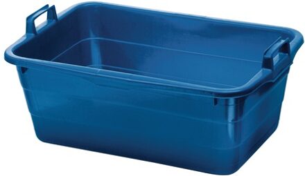 Kuip | L620xB425xH250mm | inhoud 45 l | PE blauw | 1 stuk - 103976226 103976226
