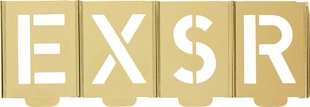 Kukko Schrijfsjablonen-set | letters A-Z | letterhoogte 20 mm | speciaal plaatstaal | 1 stuk - 327-020-B 327-020-B