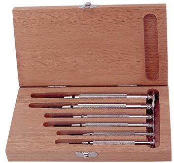 Kukko Set precisieschroevendraaiers | 6 delig | sleuf | 1 stuk - 250-560 250-560