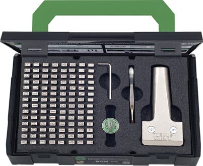 Kukko Slagcijfers-/slagletterset | 120-delig met typenhouder | 2 mm | 1 stuk - 333-020 333-020