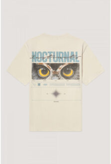 KULTIVATE 2601010205 ts comfy owl 221 moonbeam t-shirt o-neck kultiv Ecru - L