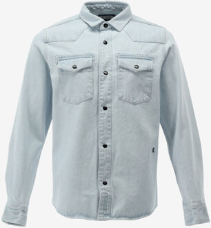 KULTIVATE Casual Shirt GREAT THINGS licht blauw - S;M