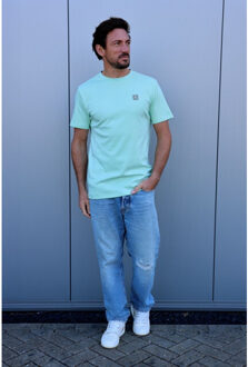 KULTIVATE Lofi 2201020216 764 birds egg green t-shirt fancy Groen