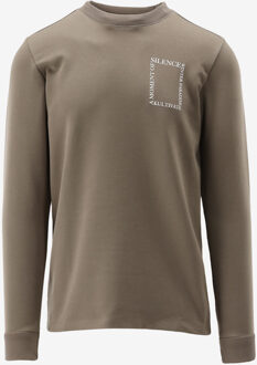 KULTIVATE Longsleeve LUXURY SILENCE bruin - S;M;L;XL;XXL