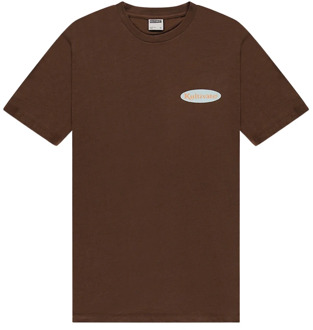 KULTIVATE Nomadic Biologisch Katoenen T-Shirt Kultivate , Brown , Heren - L,M,S