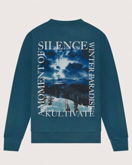 KULTIVATE Polo lange mouw 2501041003 Blauw - S