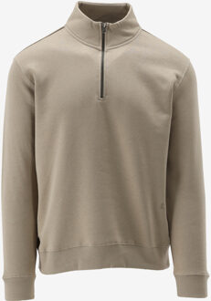 KULTIVATE Sweater HALF ZIP CONFORT beige - S;M