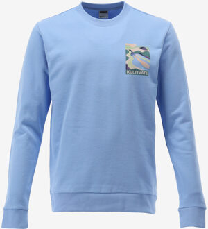 KULTIVATE Sweater OUTDOORS licht blauw - S;M;L