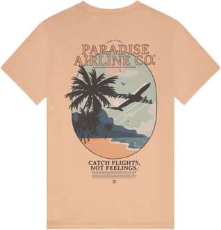 KULTIVATE T-shirt airline peach parfait Oranje - S