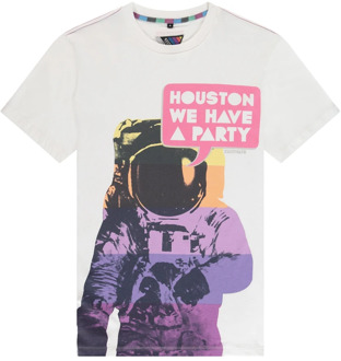 KULTIVATE T-Shirt- Kltv TS SS Houston Kultivate , White , Heren - Xl,L,S