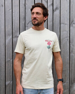 KULTIVATE T-shirt korte mouw 2501030210 Ecru