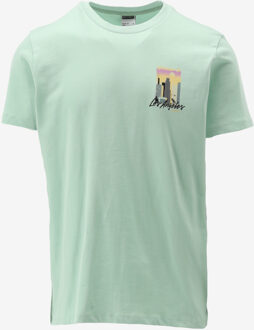 KULTIVATE T-shirt LOS ANGELES groen - M;L;XL;S