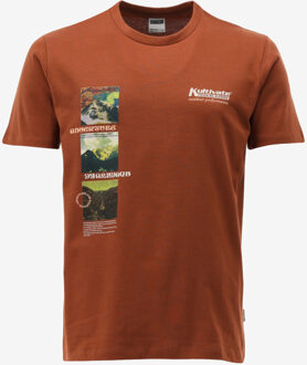KULTIVATE T-shirt PERFORMANCE bruin - M;L