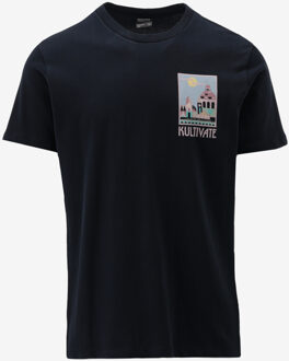 KULTIVATE T-shirt PORTOFINO donker blauw - M;XL;L;S