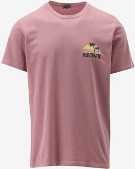 KULTIVATE T-shirt SOLEIL paars - XL;L;M