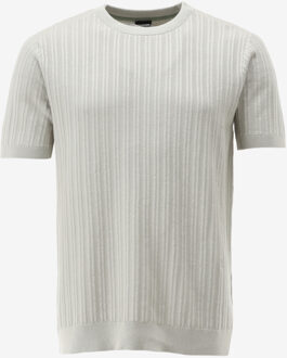 KULTIVATE T-shirt VERTICAL licht grijs - XL;L;XXL