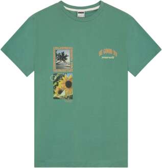 KULTIVATE T-shirt yourself deep sea Groen - M