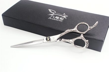 Kumiho Haar Schaar Set 6Inch Kapper Snijden En Dunner Schaar Voor Kappers Met Offset Handvat snijdend scissors