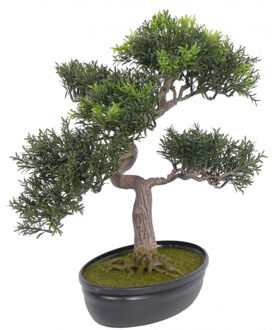 Kunst bonsai boom 40 cm - Kunstplanten Groen