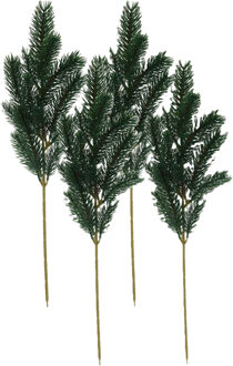 Kunst dennentak - 4x - groen - 51 cm? - kersttakken - kerststukje takken