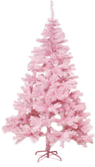 Kunst kerstboom/kunstboom roze 180 cm