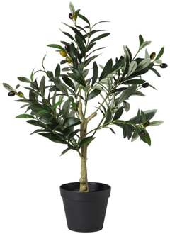 Kunst olijfboom - groen - 70 cm