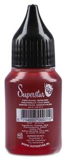 Kunstbloed hel rood dik stollend (20ml) Rood - Zalm