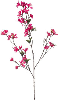 Kunstbloem Azalea bloesem - 90 cm - fuchsia roze - Kunstbloemen